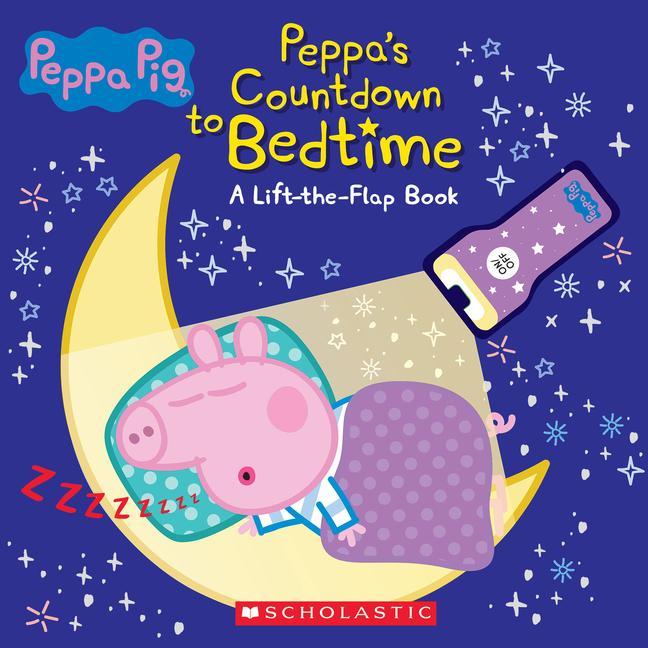 Carte Countdown to Bedtime: Lift-The-Flap Book with Flashlight (Peppa Pig) [With Mini Peppa Pig Flashlight] 