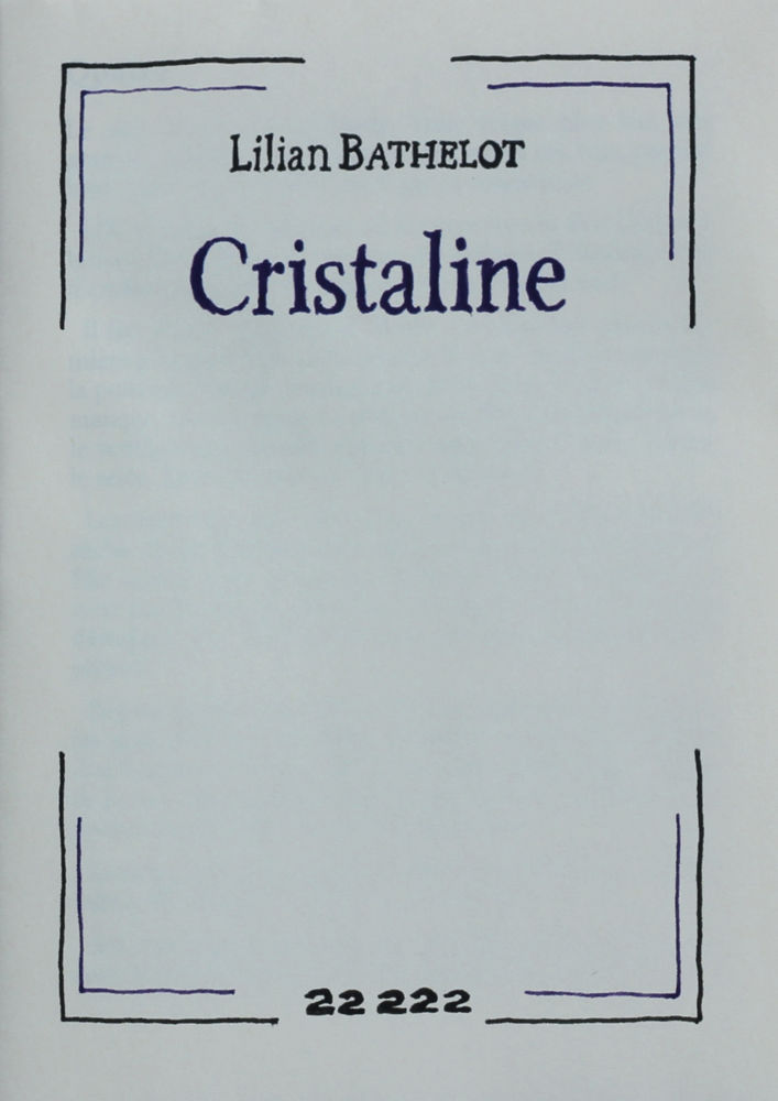 Knjiga Cristaline Bathelot