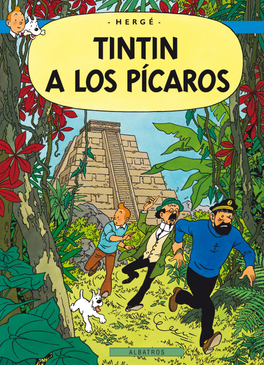 Book Tintinova dobrodružství Tintin a los Pícaros Hergé