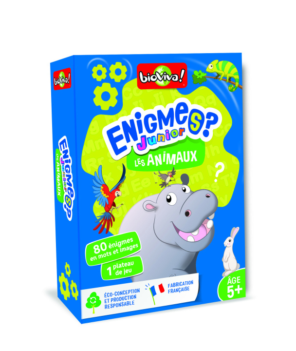 Igra/Igrača ENIGMES JUNIOR - LES ANIMAUX (5+) BIOVIVA