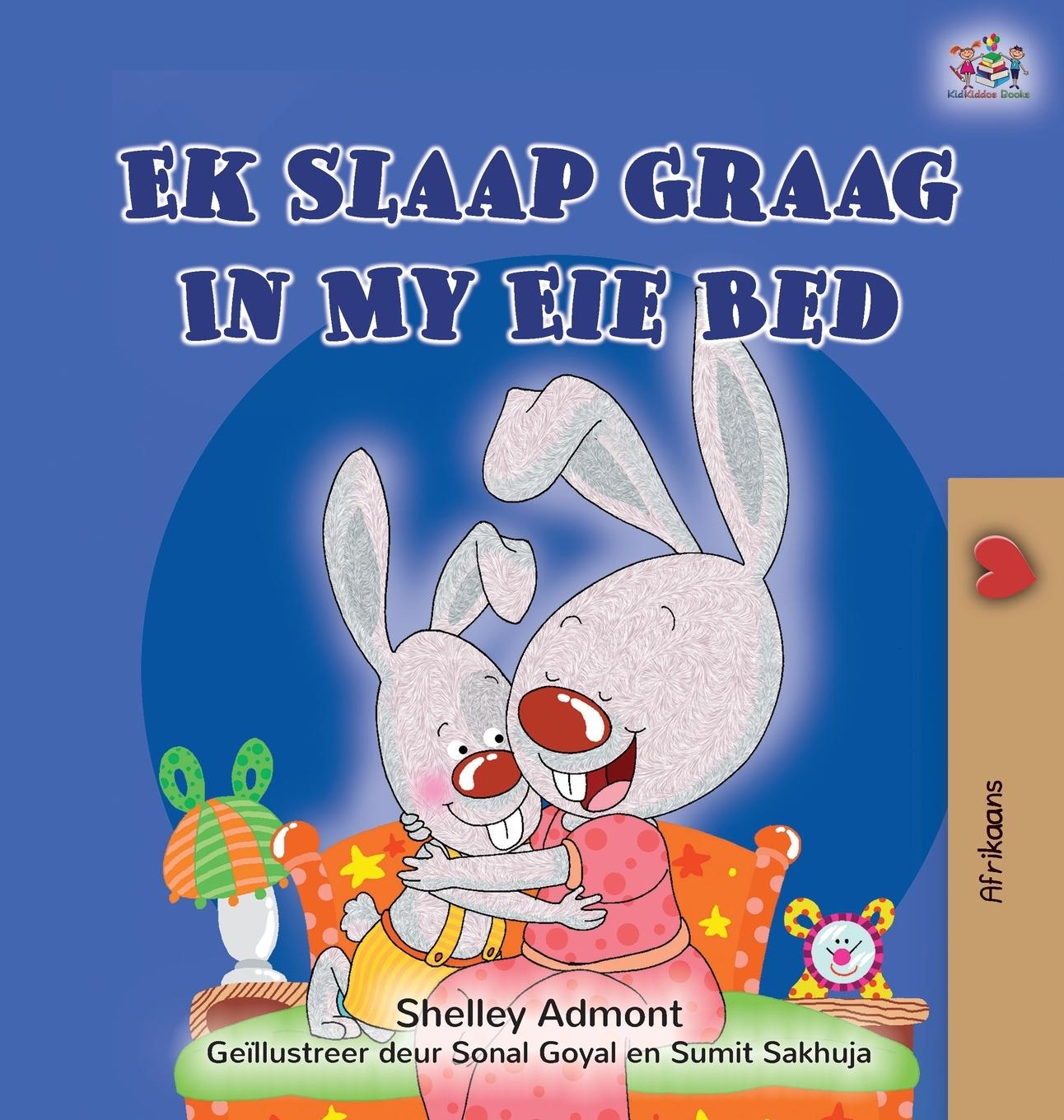 Kniha I Love to Sleep in My Own Bed (Afrikaans Children's Book) Kidkiddos Books