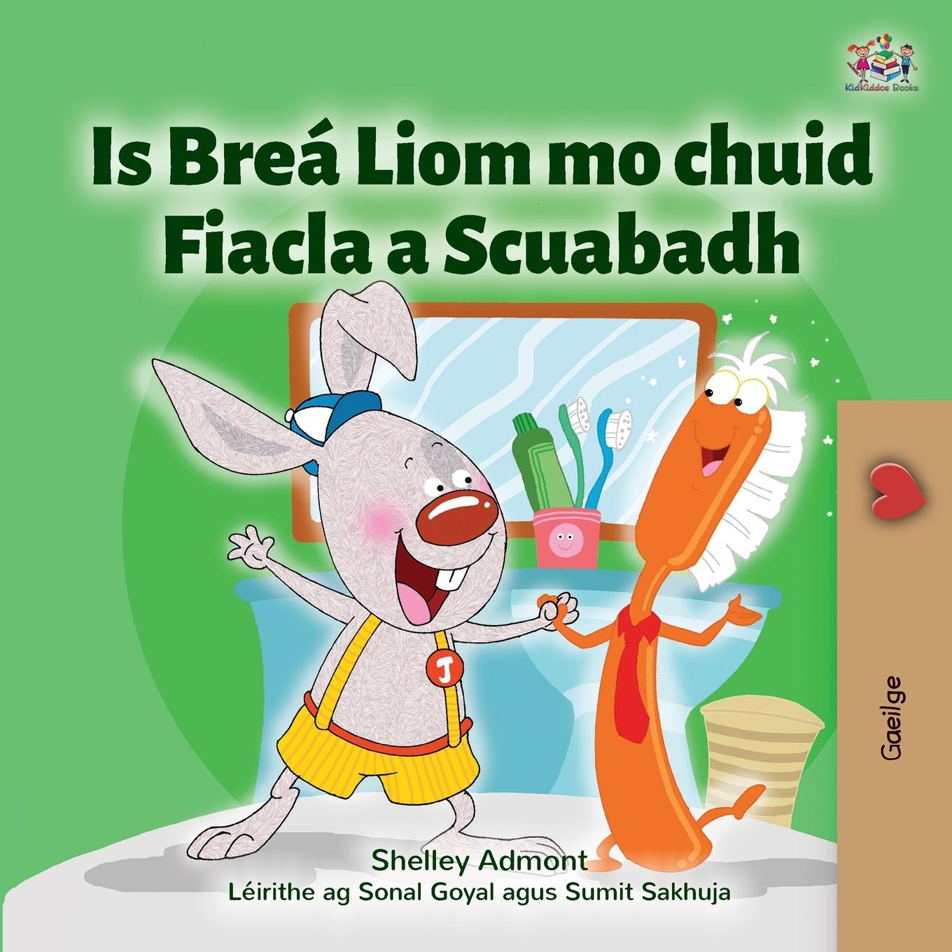 Könyv I Love to Brush My Teeth (Irish Children's Book) Kidkiddos Books
