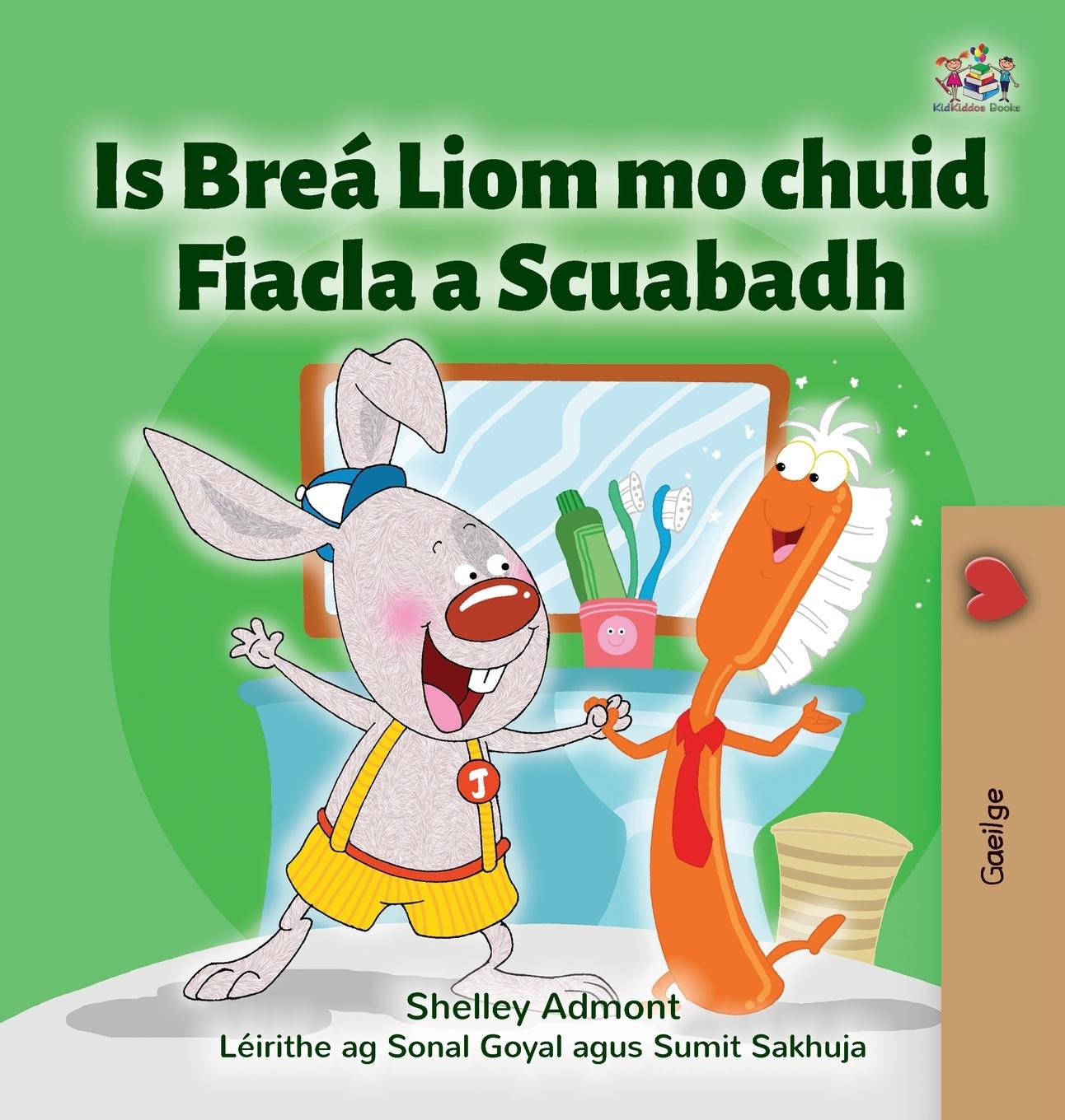 Kniha I Love to Brush My Teeth (Irish Children's Book) Kidkiddos Books