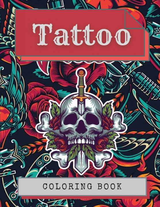 Книга Tattoo Coloring Book 