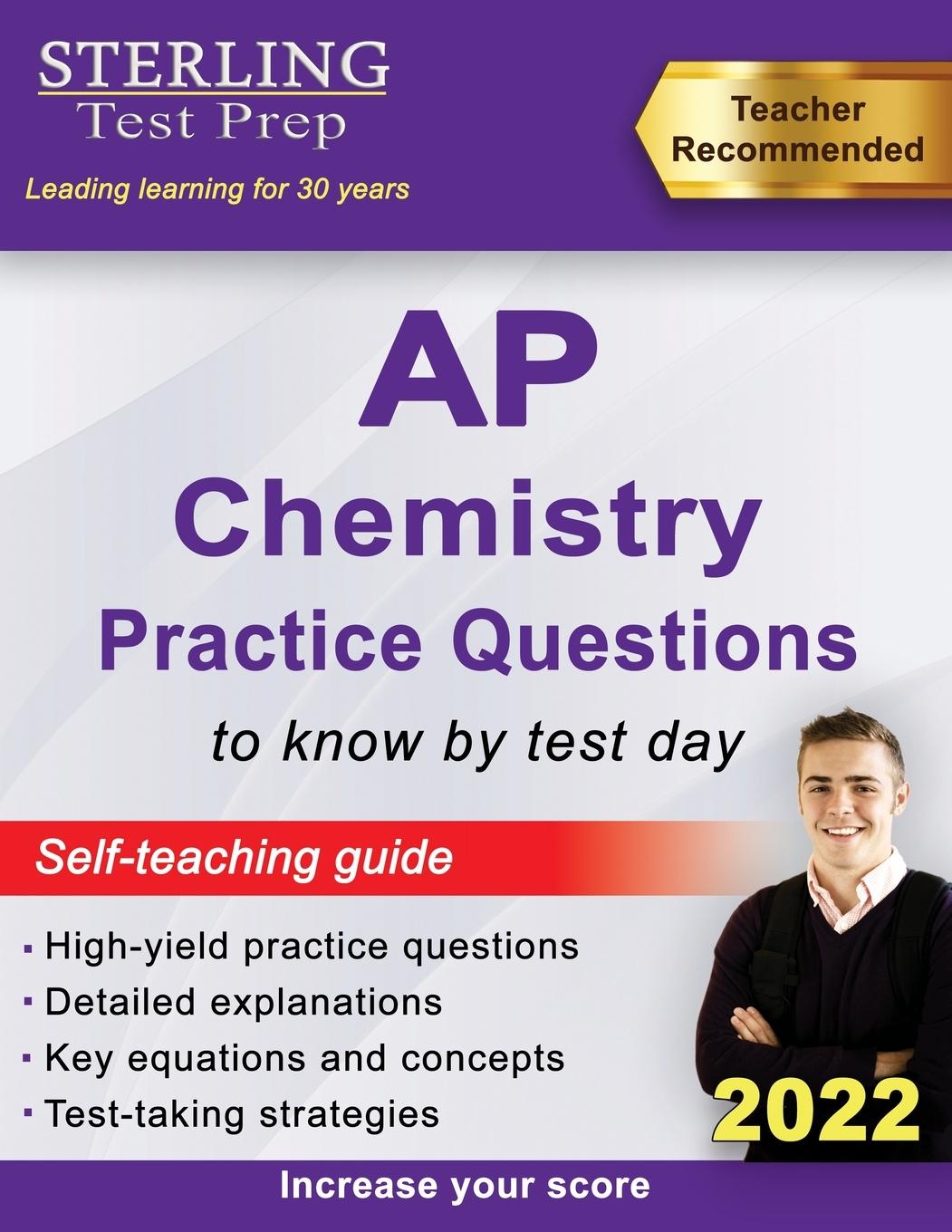 Kniha Sterling Test Prep AP Chemistry Practice Questions 