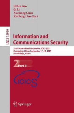 Book Information and Communications Security Xiaofeng Liao