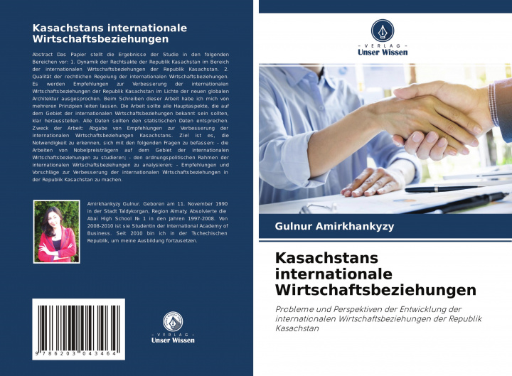 Könyv Kasachstans internationale Wirtschaftsbeziehungen 