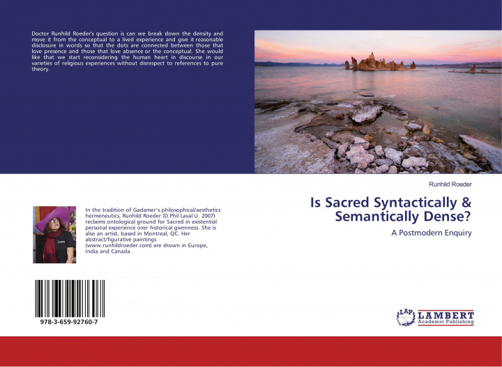 Könyv Is Sacred Syntactically & Semantically Dense? 