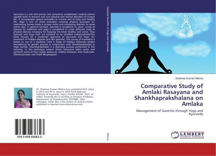 Kniha Comparative Study of Amlaki Rasayana and Shankhaprakshalana on Amlaka 