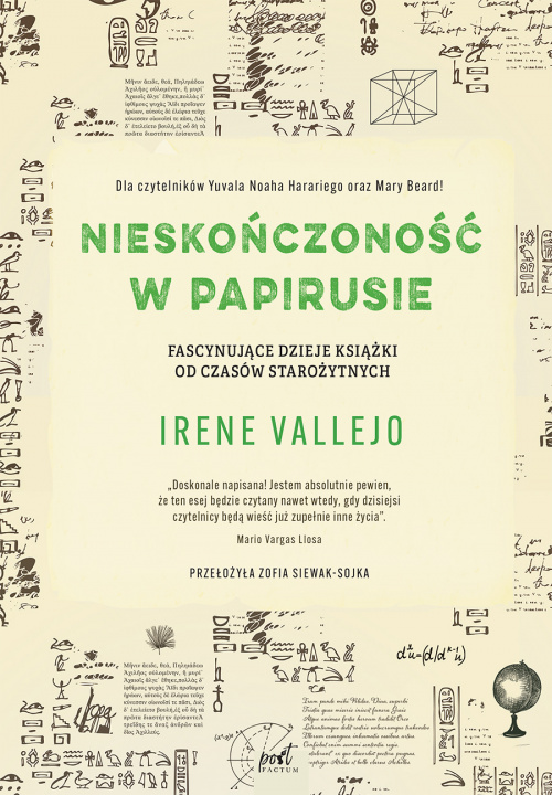 Knjiga Nieskończoność w papirusie. Fascynujące dzieje książki od czasów starożytnych Irene Vallejo