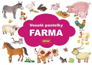 Kniha Veselé pastelky Farma 