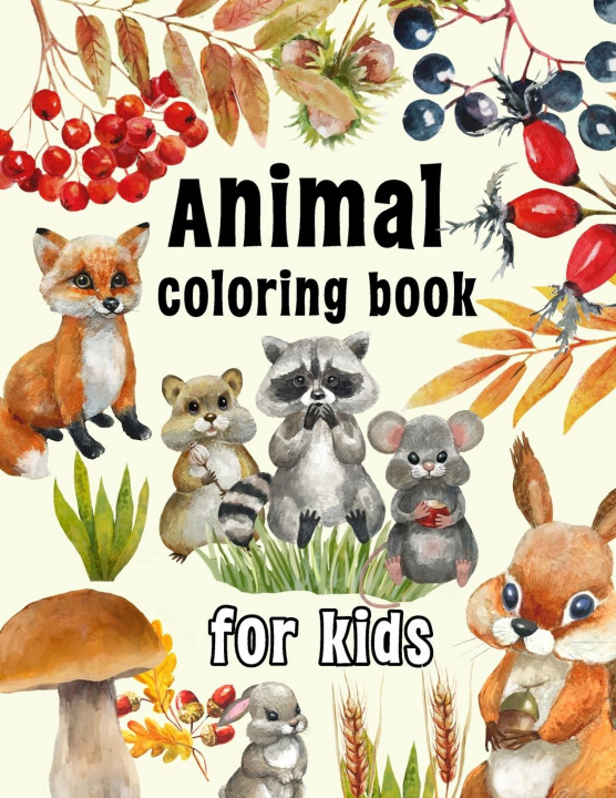 Carte Animal Coloring Book for Kids 