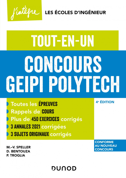 Livro Concours Geipi Polytech - 4e éd. Marie-Virginie Speller