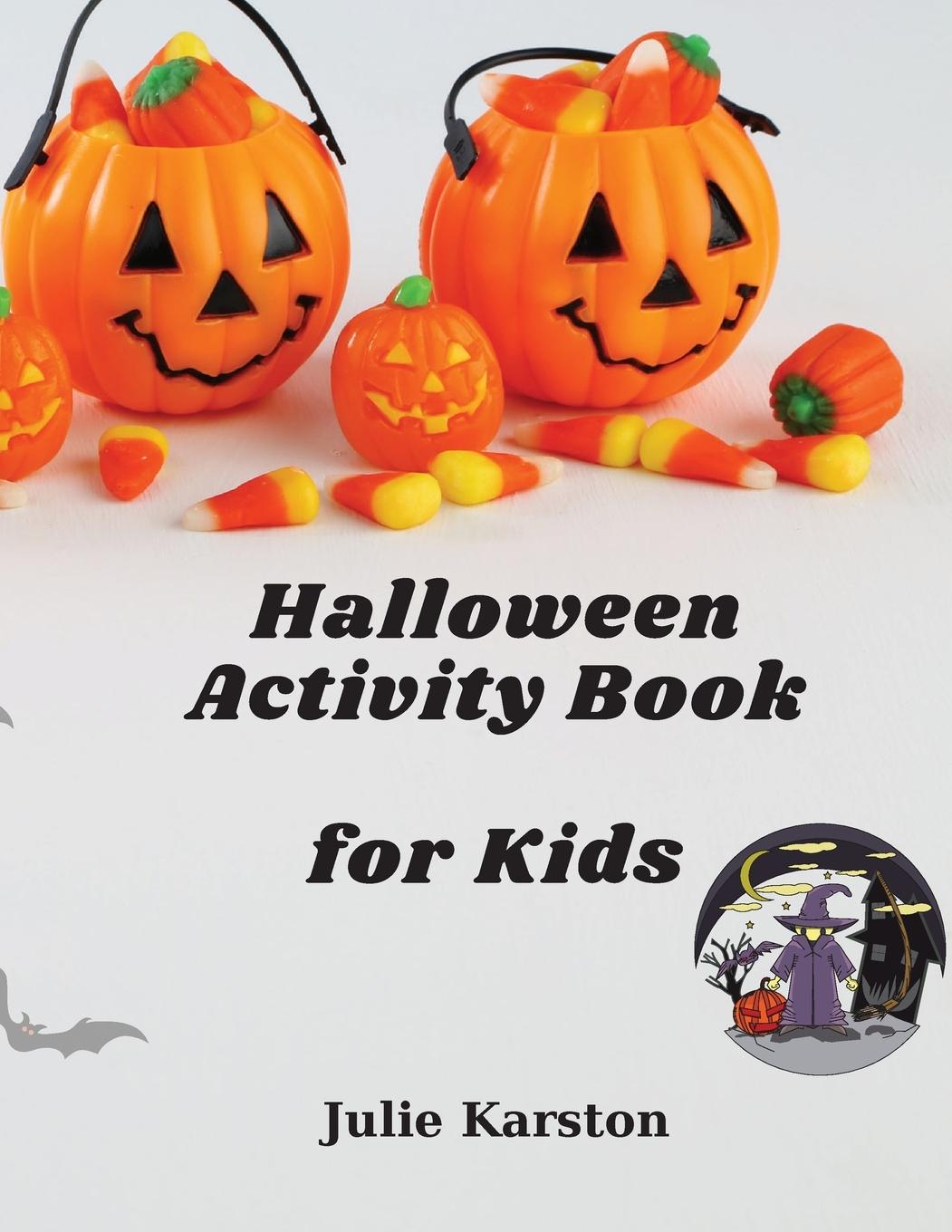 Книга Halloween Activity Book for kids Julie Karston