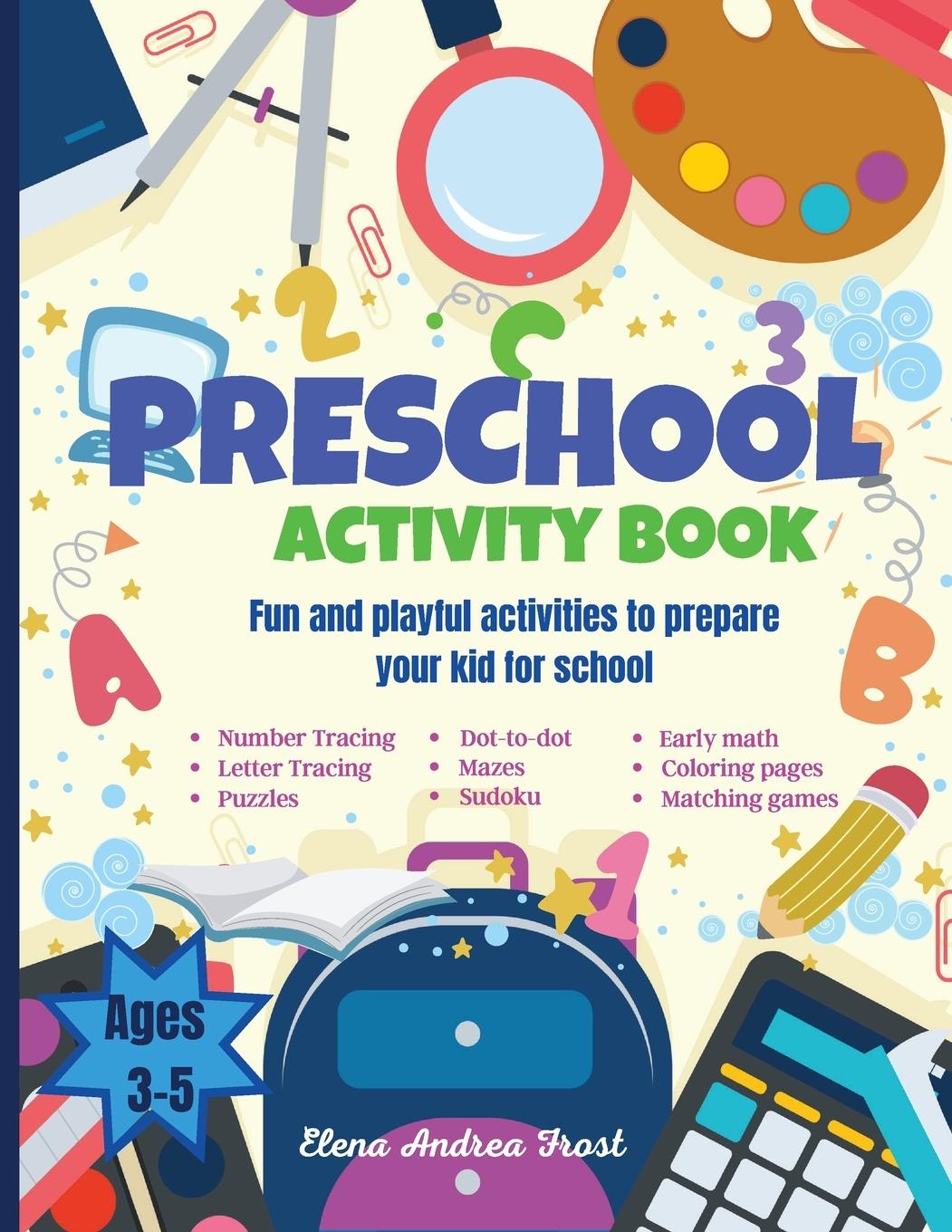 Kniha Preschool activity book Elena Frost