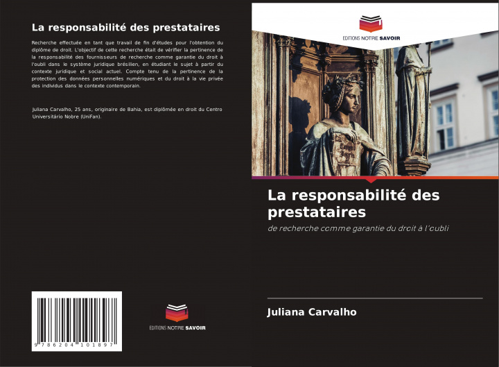 Buch responsabilite des prestataires Juliana Carvalho