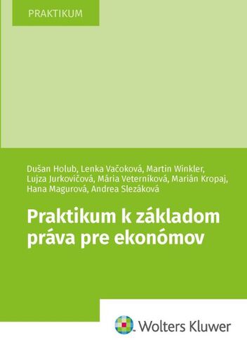 Kniha Praktikum k základom práva pre ekonómov Dušan Holub