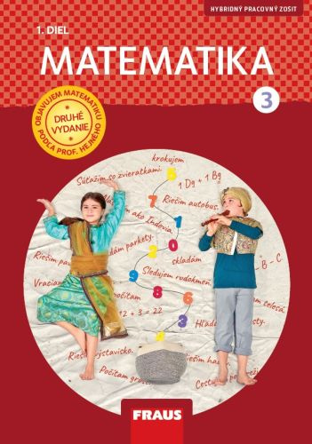 Kniha Matematika 3 (1.diel) - Hybridný pracovný zošit Milan Hejný
