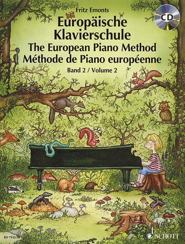 Book Evropská klavírní škola 2 Fritz Emonts