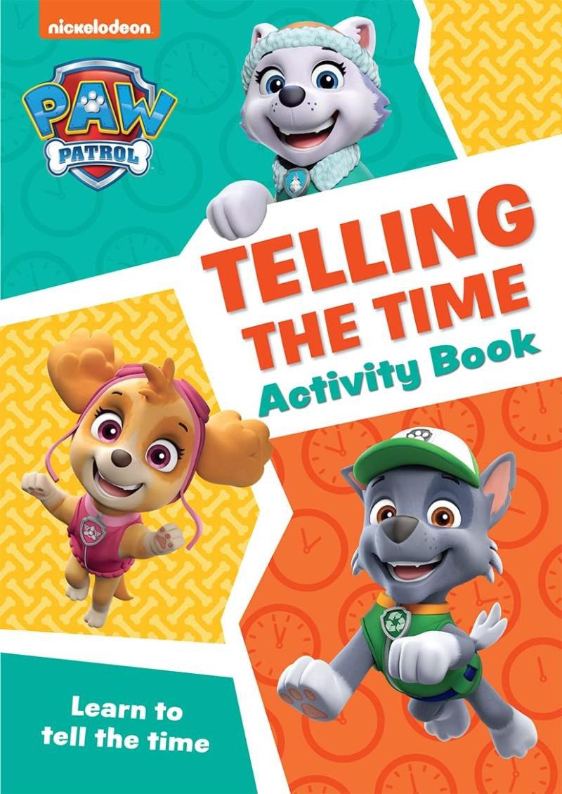 Książka PAW Patrol Telling The Time Activity Book 