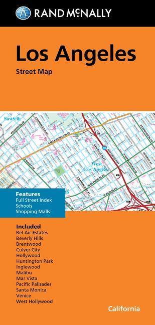 Kniha Rand McNally Folded Map: Los Angeles Street Map 
