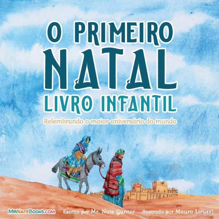 Carte First Christmas Children's Book (Portuguese) Nate Books