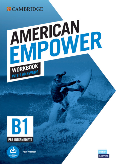 Carte American Empower Pre-intermediate/B1 Workbook with Answers Peter Anderson