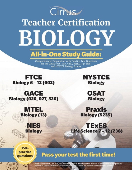 Carte Teacher Certification Biology All-in-One Study Guide 