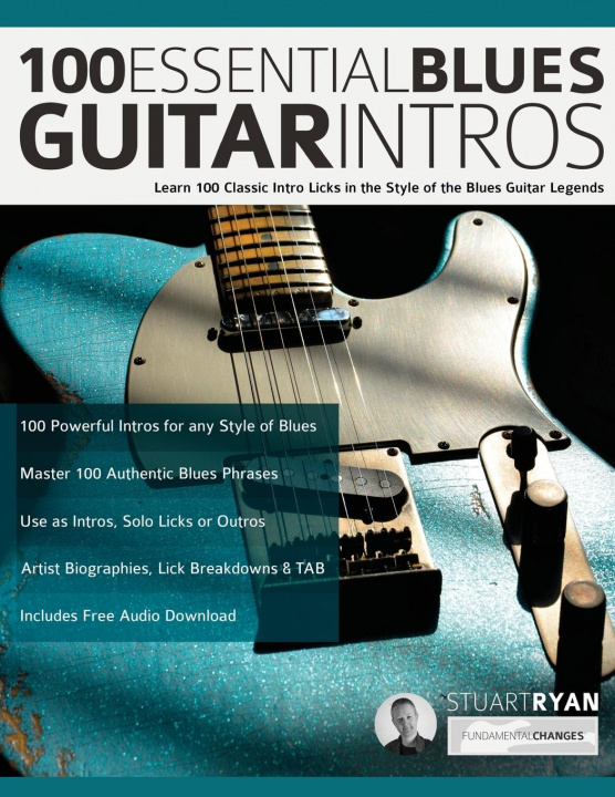Kniha 100 Essential Blues Guitar Intros Joseph Alexander