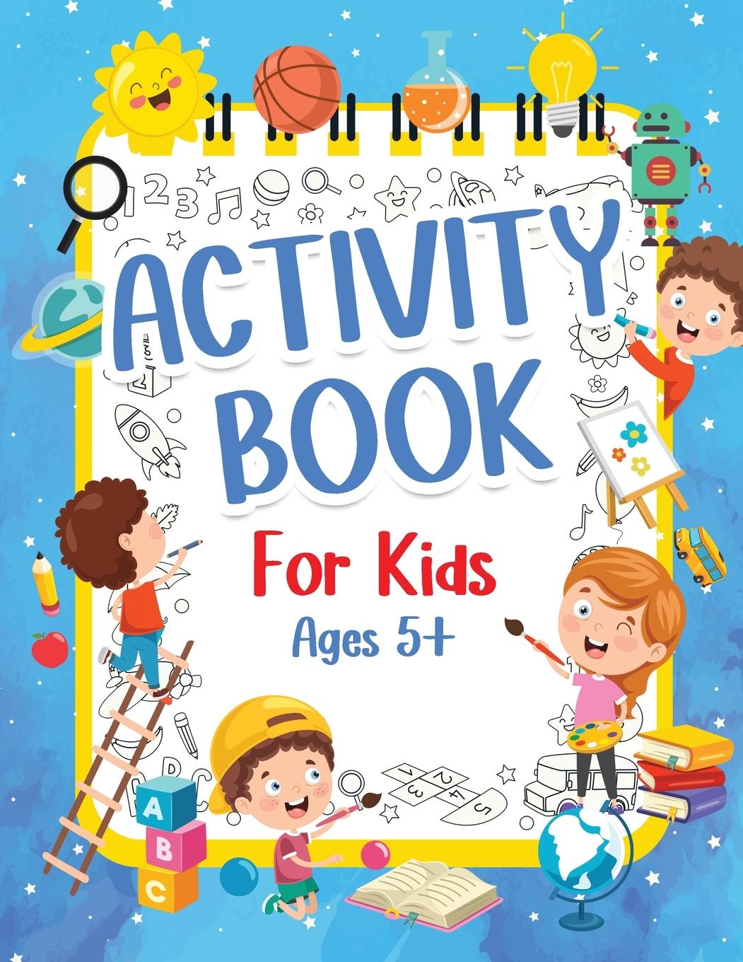 Книга Activity Book For Kids 5+ Years Old 
