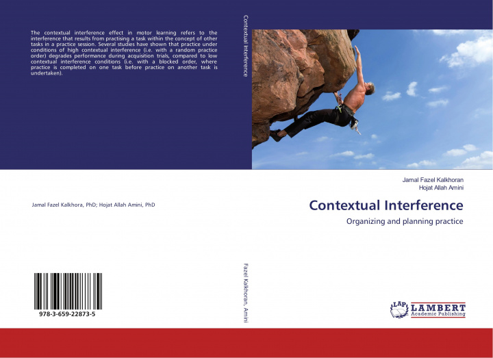 Knjiga Contextual Interference Hojat Allah Amini