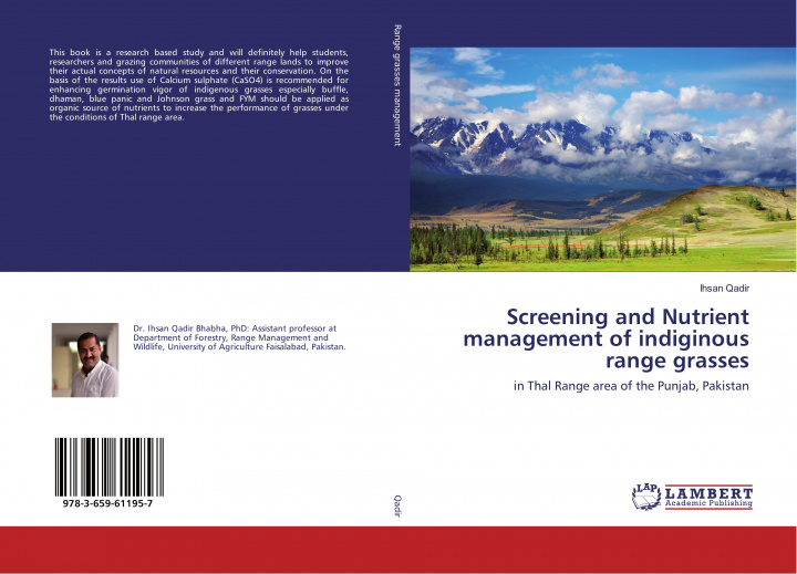 Knjiga Screening and Nutrient management of indiginous range grasses 