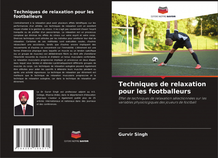 Knjiga Techniques de relaxation pour les footballeurs Gurvir Singh