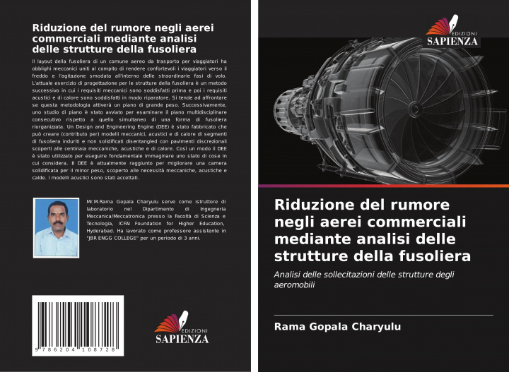 Книга Riduzione del rumore negli aerei commerciali mediante analisi delle strutture della fusoliera 