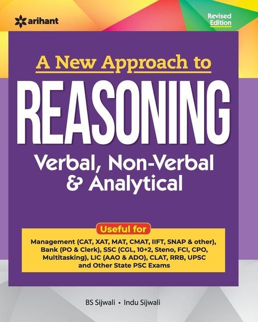Knjiga New Approach to Reasoning Verbal , Non-Verbal & Analytical Indu Sijwali
