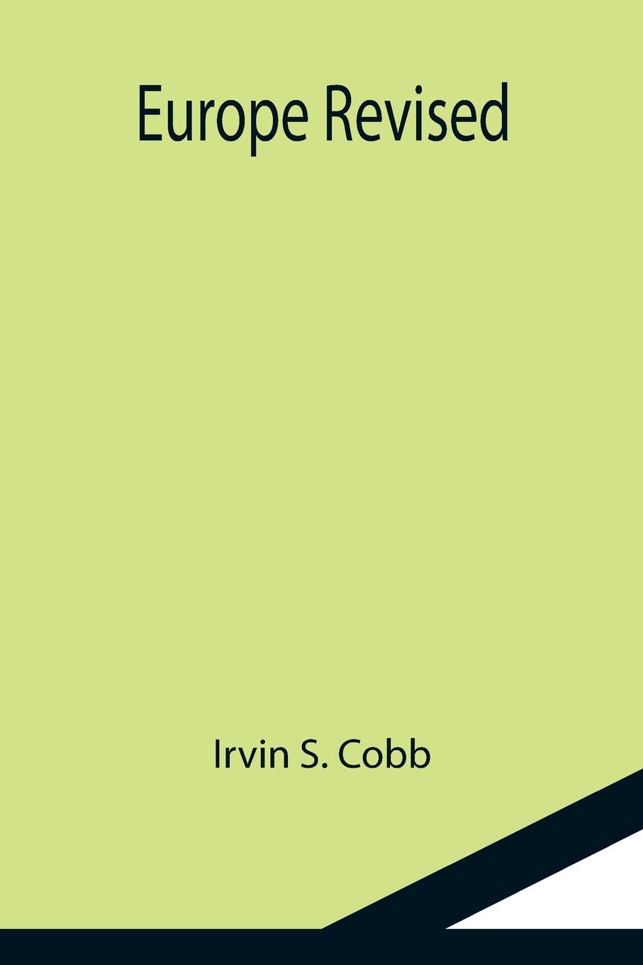 Knjiga Europe Revised Irvin S. Cobb