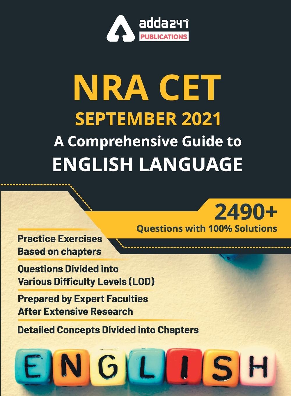 Kniha Comprehensive Guide to English Language for NRA CET Exam 