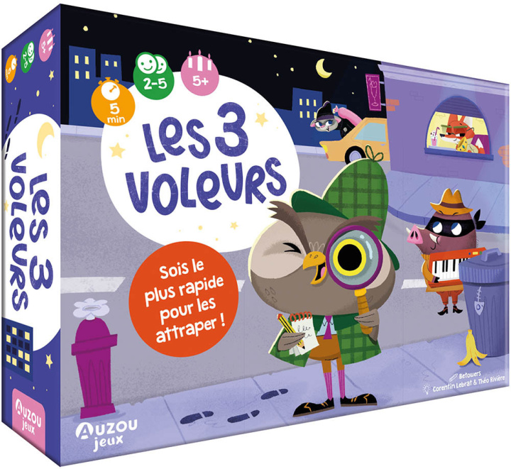 Libro LES 3 VOLEURS Corentin Lebrat