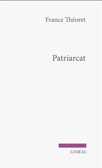 Buch PATRIARCAT THEORET FRANCE