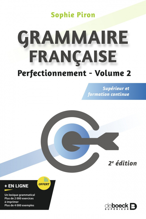 Carte Grammaire française - Perfectionnement (vol. 2) Piron