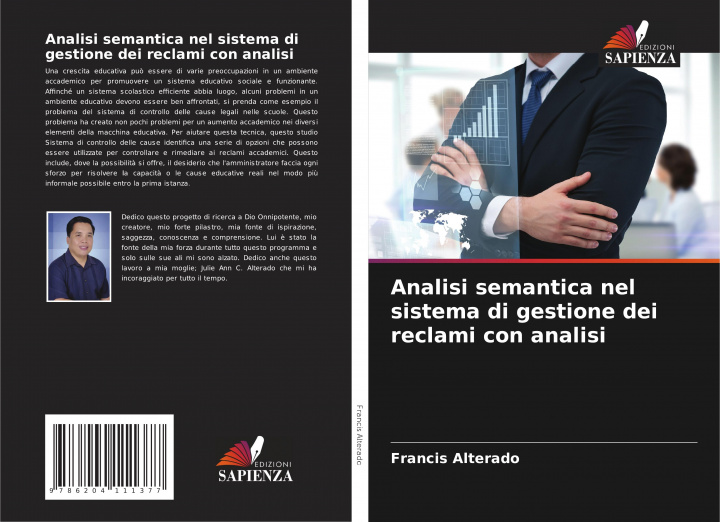Book Analisi semantica nel sistema di gestione dei reclami con analisi 