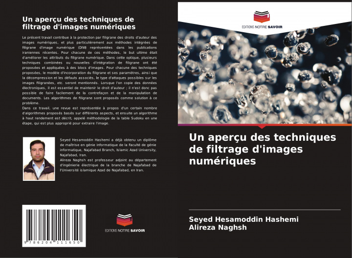 Kniha apercu des techniques de filtrage d'images numeriques Alireza Naghsh