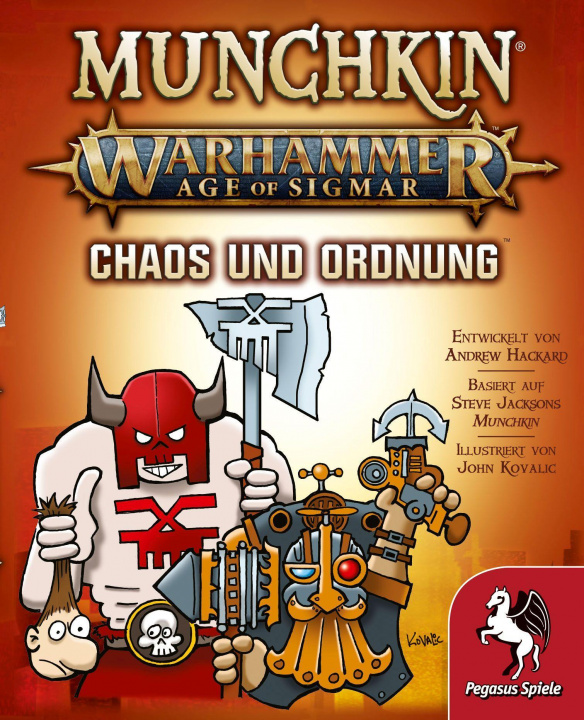 Hra/Hračka Munchkin Warhammer Age of Sigmar: Chaos & Ordnung [Erweiterung] 