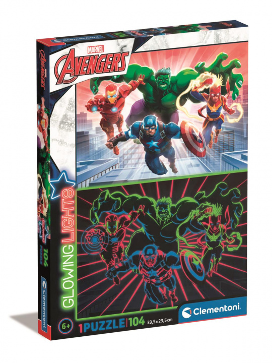 Játék Svítící puzzle Marvel: Avengers 