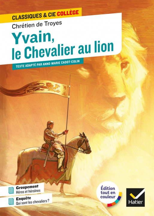 Carte Yvain, le Chevalier au Lion Chrétien de Troyes