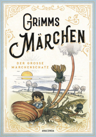 Könyv Grimms Märchen - vollständige und illustrierte Schmuckausgabe mit Goldprägung Wilhelm Grimm