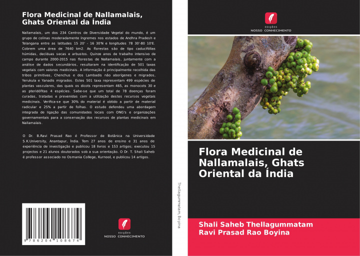 Kniha Flora Medicinal de Nallamalais, Ghats Oriental da India Ravi Prasad Rao Boyina