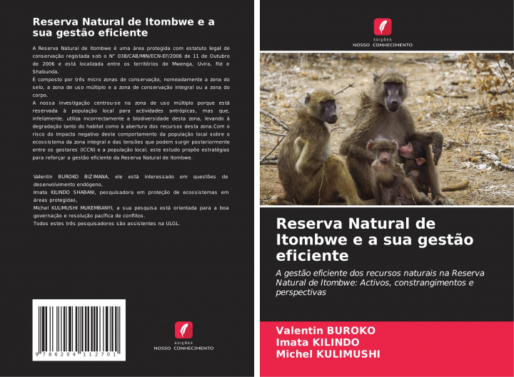 Knjiga Reserva Natural de Itombwe e a sua gestao eficiente Imata Kilindo