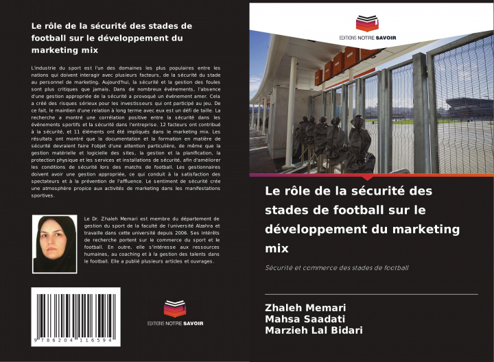 Kniha role de la securite des stades de football sur le developpement du marketing mix Mahsa Saadati