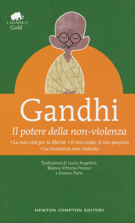 Carte potere della non-violenza Mohandas Karamchand Gandhi